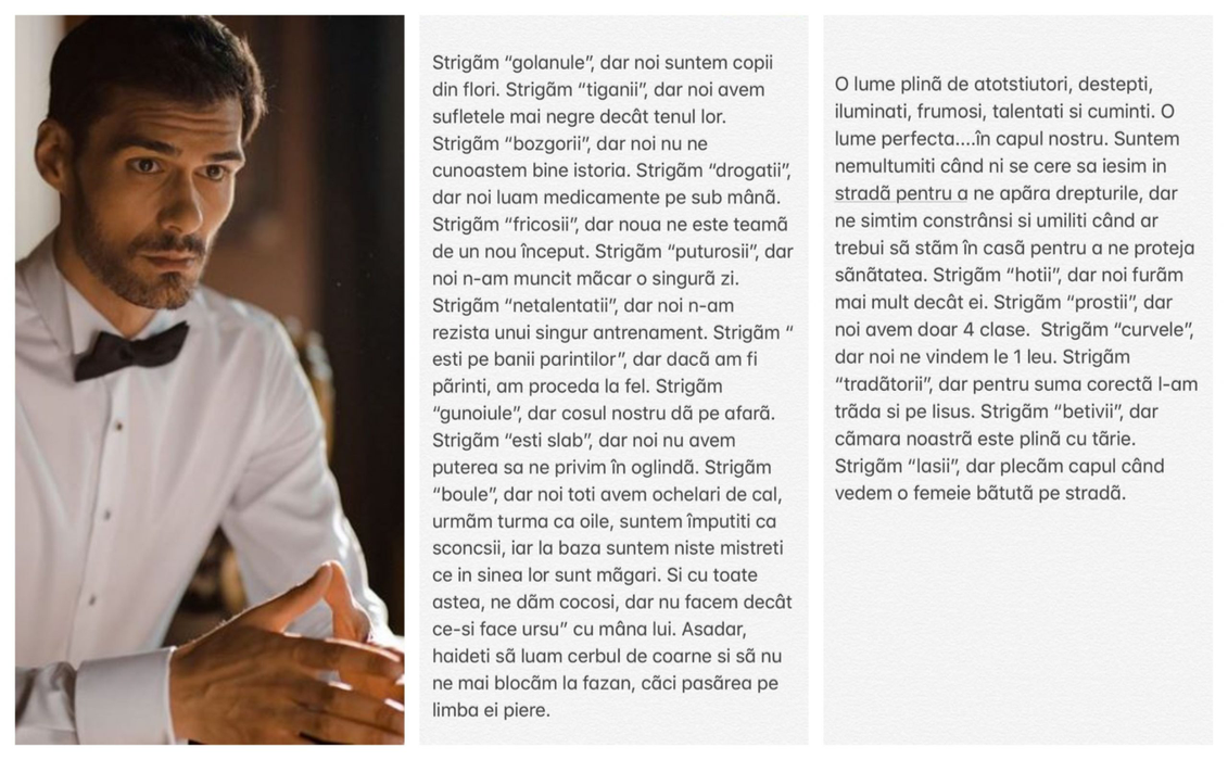 George Burcea, nou mesaj tranșant după scandalul cu Andreea Bălan de Paște: “Pasărea pe limba ei piere”