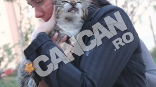 Imagini uluitoare obtinute de fotoreporterii cancan.ro! O bucuresteanca a dat dovada de un curaj nebanuit! A intrat in blocul cuprins de flacari Si-a riscat viata ca sa-si salveze pisica! Aproape ca-ti dau lacrimile cand privesti fotografia!