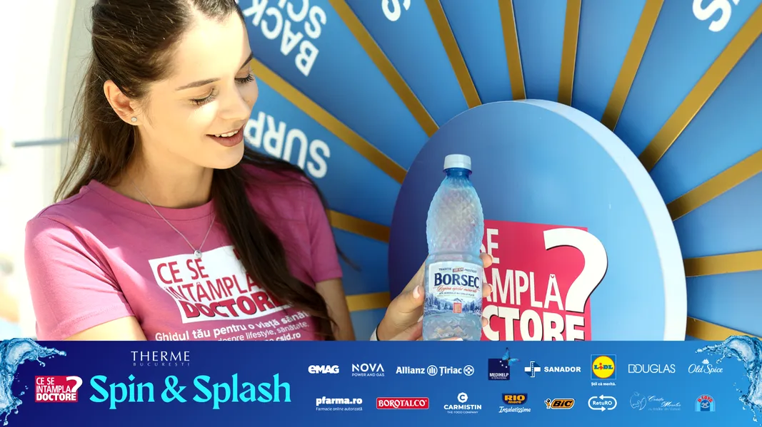 Distracție și voie bună, în a doua zi de „Spin & Splash by CSID” și THERME București