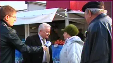 VIDEO Nu aduce anu' ce aduce Columbeanu! Uite ce priza are la alegatori si cum il sustine lumea din tot Bucurestiul pe primarul Irinel