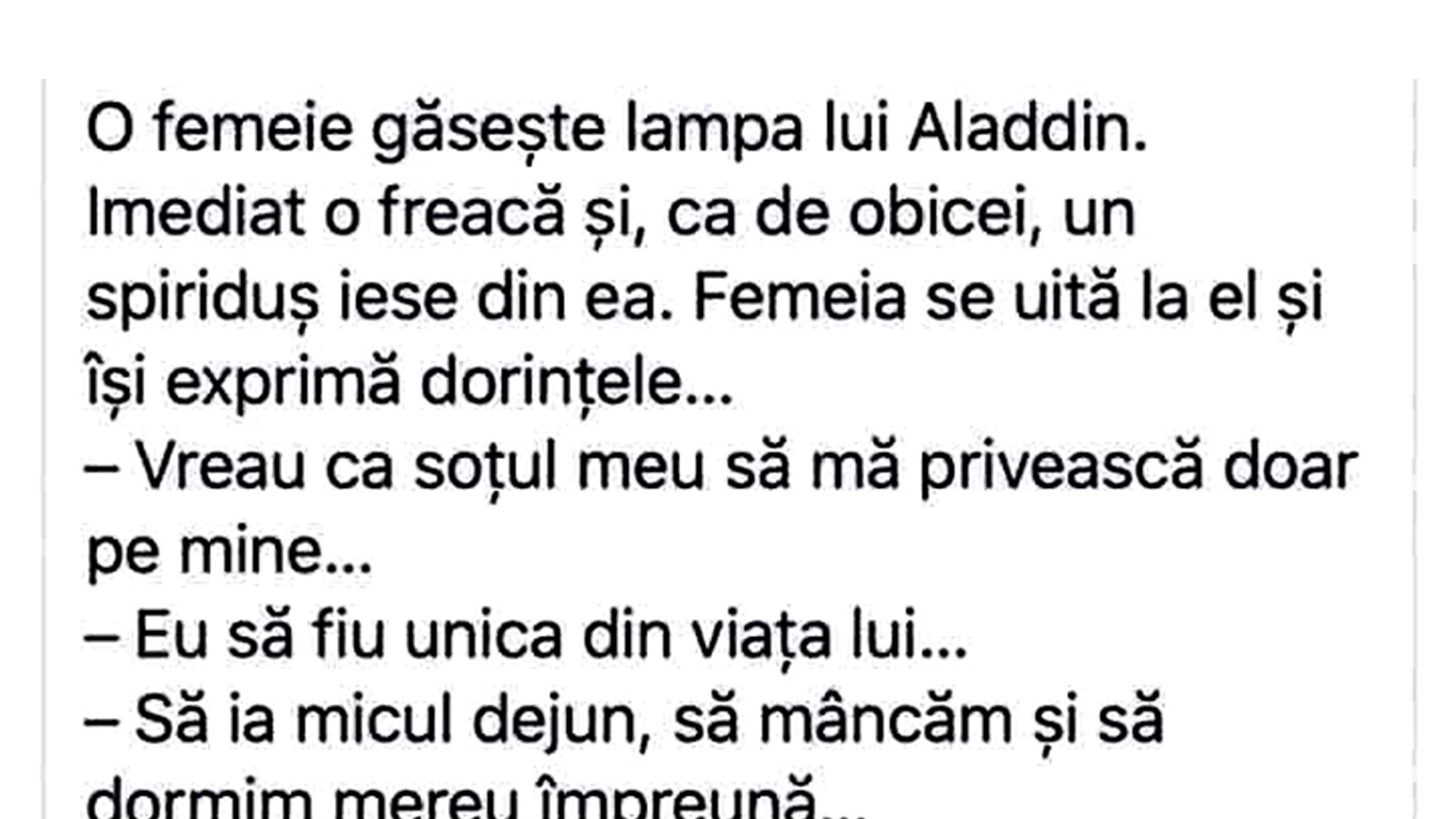 BANCUL ZILEI | O femeie găsește lampa lui Aladdin