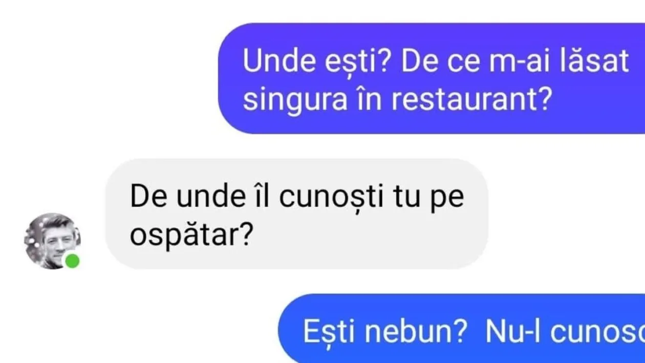 Bancul începutului de săptămână | ”De ce m-ai lăsat în restaurant?”