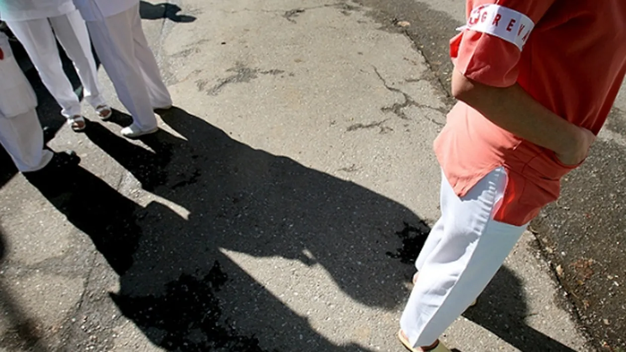 Protest spontan la Institutul ORL din Capitala