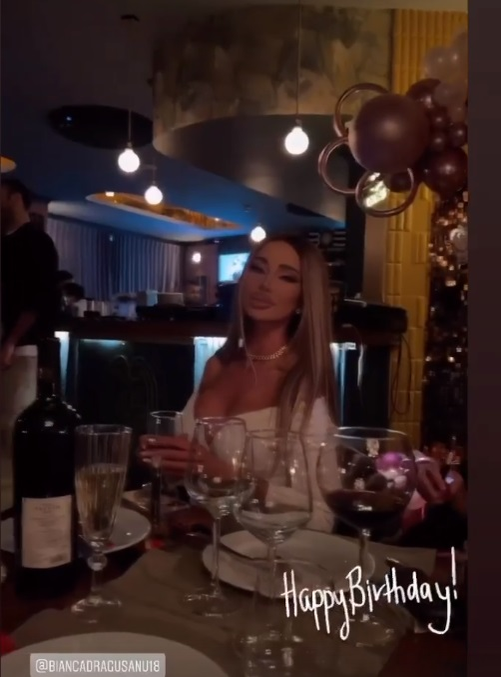 Bianca Drăgușanu a strălucit de ziua ei (Foto: Instagram)