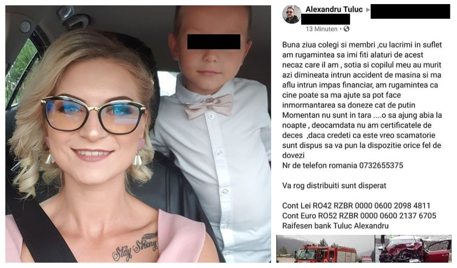 Soțul Cristinei Ciurcanu a făcut publice conturile bancare în care se pot face donații © Facebook