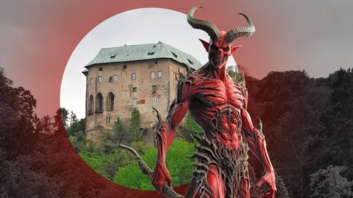 Demoni, "Poarta Iadului" și un castel ridicat deasupra ei! Locul sinistru din Cehia pe care îl poți vizita într-un weekend
