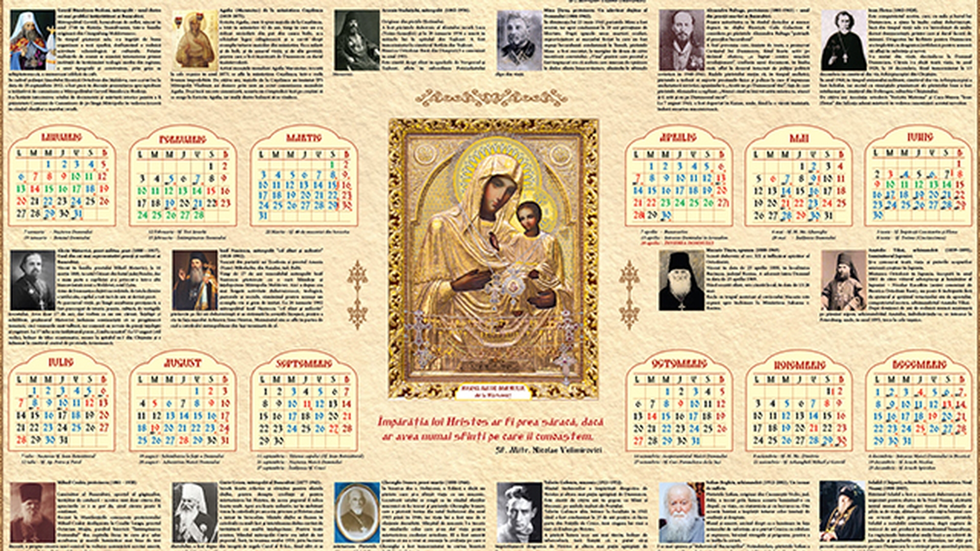 CALENDAR CRESTIN ORTODOX: Ce sfant sarbatorim astazi! Multi romani ii poarta numele