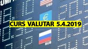 Curs valutar 5 aprilie 2019. Surpriză de proporții: Euro a scăzut drastic. Câți lei costă astăzi moneda europeană