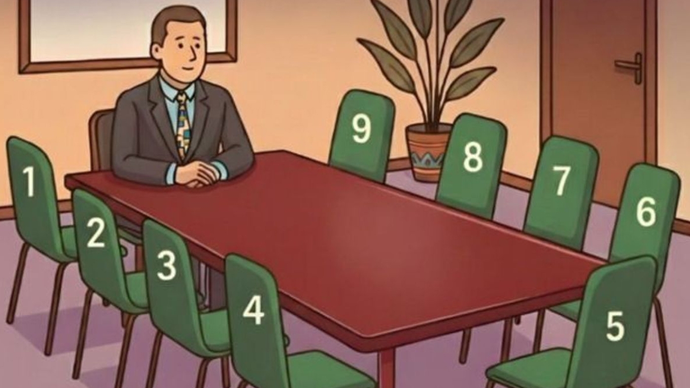 Test psihologic | Tu pe ce loc te așezi în sala de ședințe? Alege unul dintre cele 9 scaune și vei afla ce fel de om ești, de fapt!