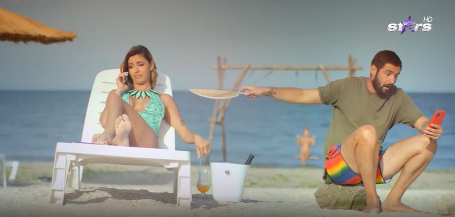 Natalia Mateuț și Cătălin Cazacu, pe val la Antena Stars (Foto: captură video)