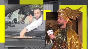 De la foarfecă şi pieptăn a trecut la ameninţări! Cum arată Faraonul Sclipicios când nu e bad boy în trafic