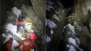 O alpinistă a fost la un pas de moarte, după ce a căzut într-o râpă din Munții Bucegi