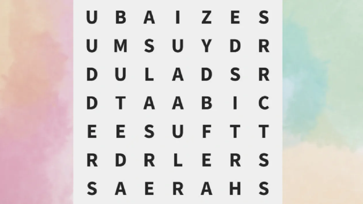 Test de inteligență | Puteți găsi cuvântul „SALSA” în maximum 8 secunde? Doar 2% dintre oameni reușesc