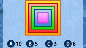 Test IQ cu 4 variante | Câte pătrate sunt în total: 10, 5, 3 sau 6?