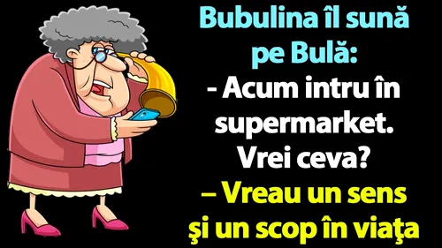 BANC | Bulă, vrei ceva de la supermarket?