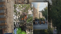 Incendiu într-un bloc din Capitală, de pe Șoseaua Mihai Bravu! S-ar fi produs o explozie: pompierii au intervenit de urgență
