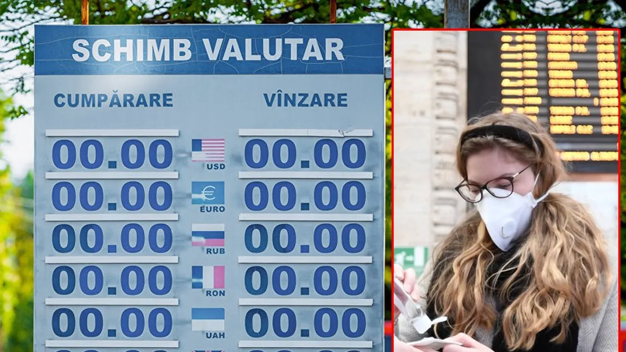 Curs valutar BNR 24 aprilie 2020. Efectele crunte ale pandemiei: Câți lei costă azi 1 euro