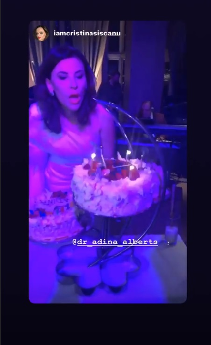 Adina Alberts, rasfățată cu cadouri de lux de ziua ei. Ce pantofi și-a luat Gabriela Cristea la little black dress, care i-a ascuns burtica de gravidă