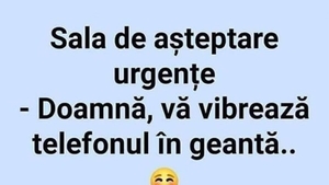 BANCUL ZILEI | "Doamnă, vă vibrează telefonul în geantă"