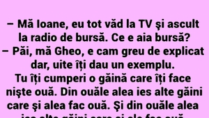BANC | Ion, Gheorghe și bursa de valori