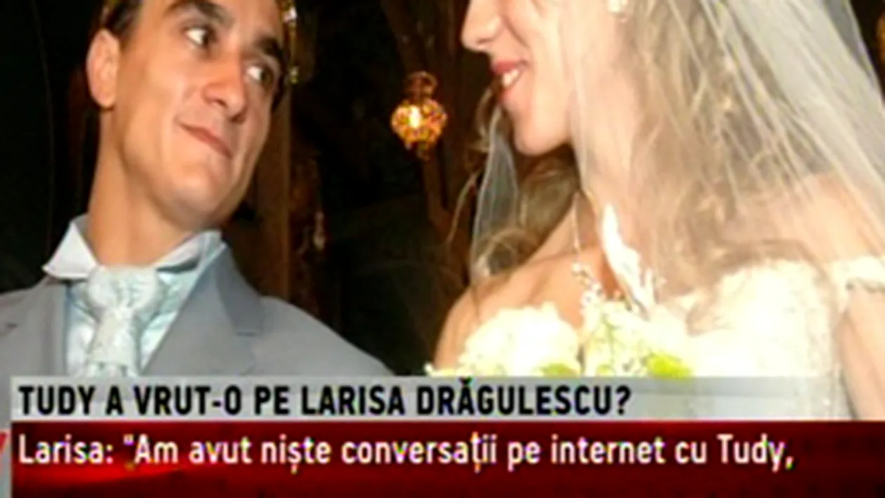 VIDEO Tudy s-a dat la Larisa Dragulescu! Vezi cum incerca sa o agate!
