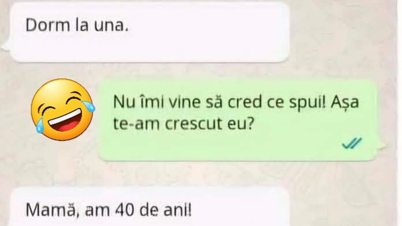 BANC | "Mamă, dorm la una"