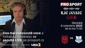 Ilie Dobre comentează LIVE pe ProSport.ro meciul C.S. Dinamo București - Metalul Buzău, sâmbătă, 8 noiembrie 2025, de la ora 11.00