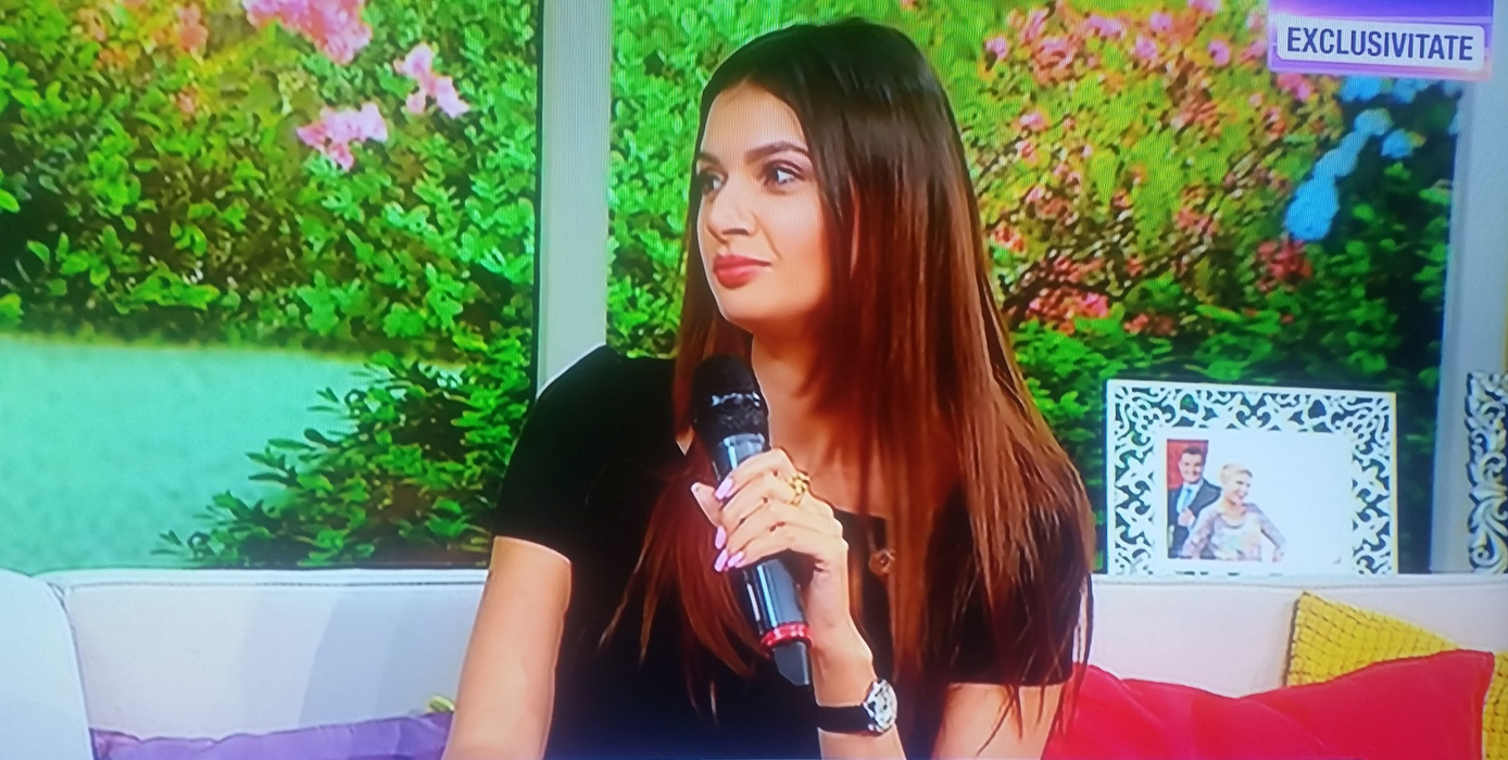 Ramona Gabor a venit pentru prima dată la TV în România, după cinci ani de zile.