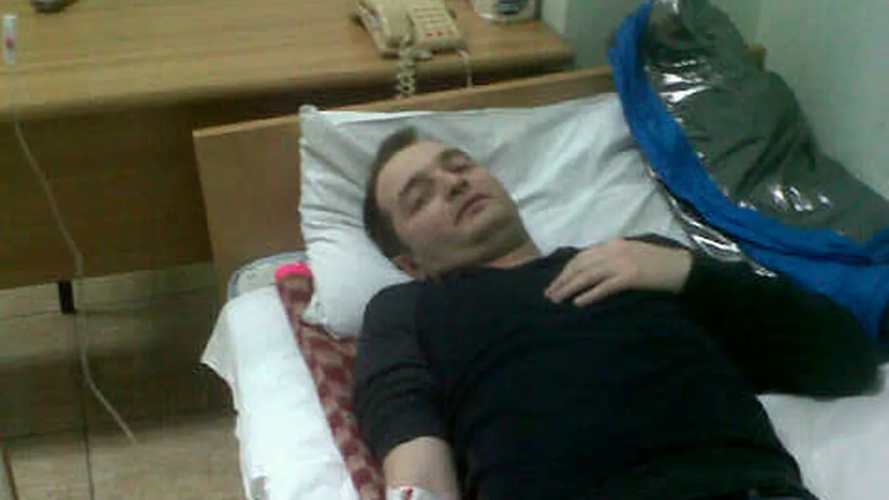 Artene a ajuns de urgenta la spital in stare avansata de deshidratere! Medicii ii fac perfuzii incercand sa-l puna pe picioare!