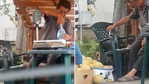Scandalos! Un piețar din Brăila, filmat în timp ce injectează pepenii