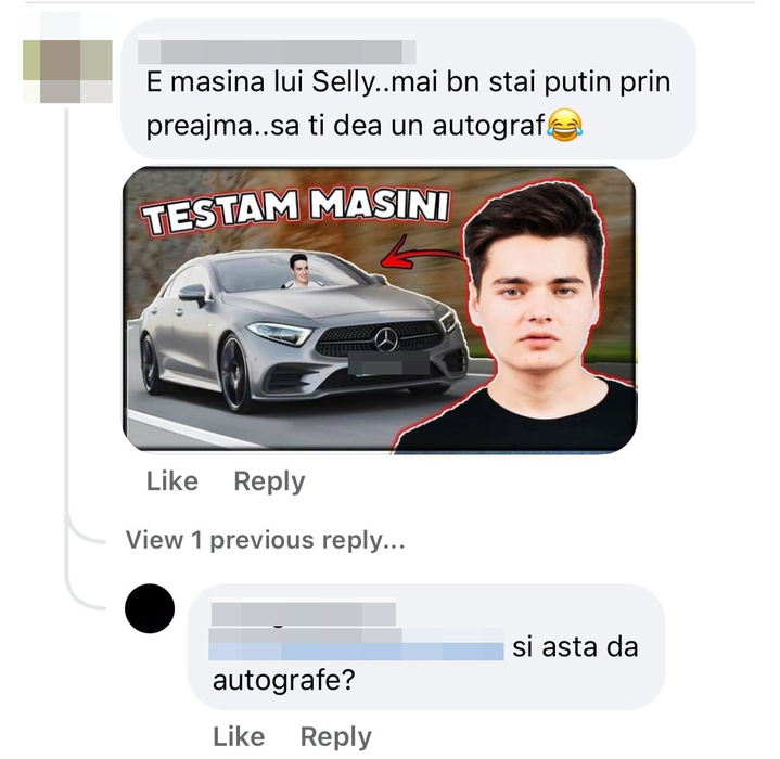 Ce lovitură primește vloggerul după ce a dat lecții de educație civică.  L-au luat la țintă pe Selly: ”Ai parcat ca un bou…”
