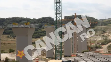 Are peste 80 de metri inaltime! Cel mai inalt pod din Romania, ridicat de italieni la Aciliu, langa Sibiu