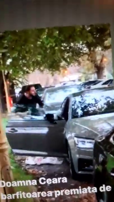 Momentul în care Stila Sarafu aruncă cu tort în cele două femei