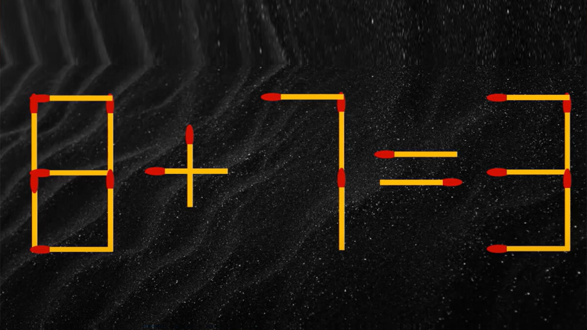Test IQ cu chibrituri | Corectați 8+7=3, mutând un singur băț