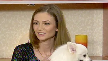 Madalina Draghici, salvata dintr-un incendiu de cainele ei, Yuki!