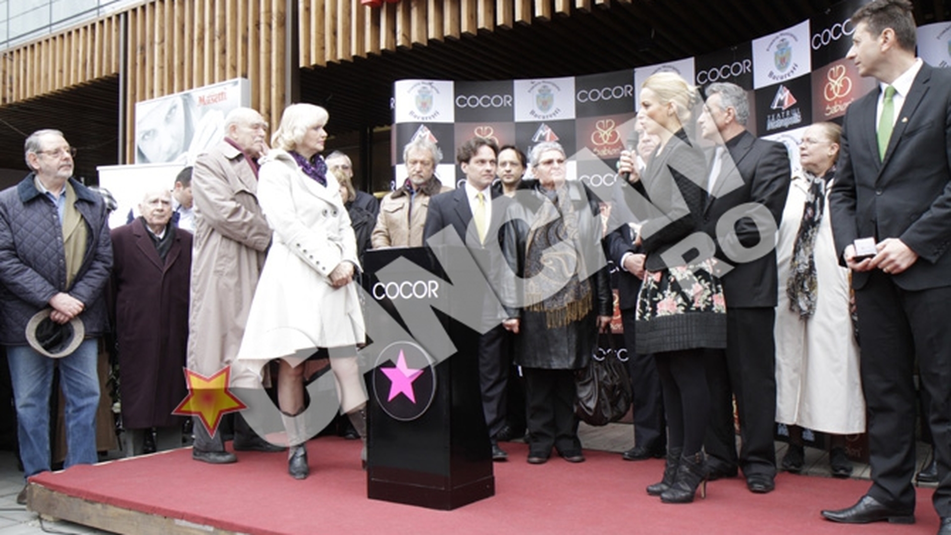 Actorul Stefan Iordache a primit o stea pe Aleea Celebritatilor din Capitala