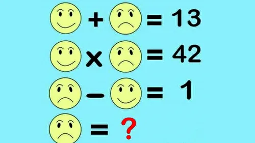 Test de inteligență pentru matematicieni | Rezolvați ecuația din imagine în maximum 7 secunde!