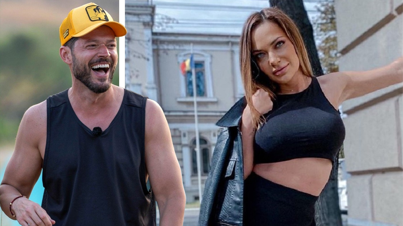 Victor Slav s-a "iubit" cu Andreea Antonescu. Concurentul de la Asia Express și-a făcut de cap cu artista într-un parc de distracții