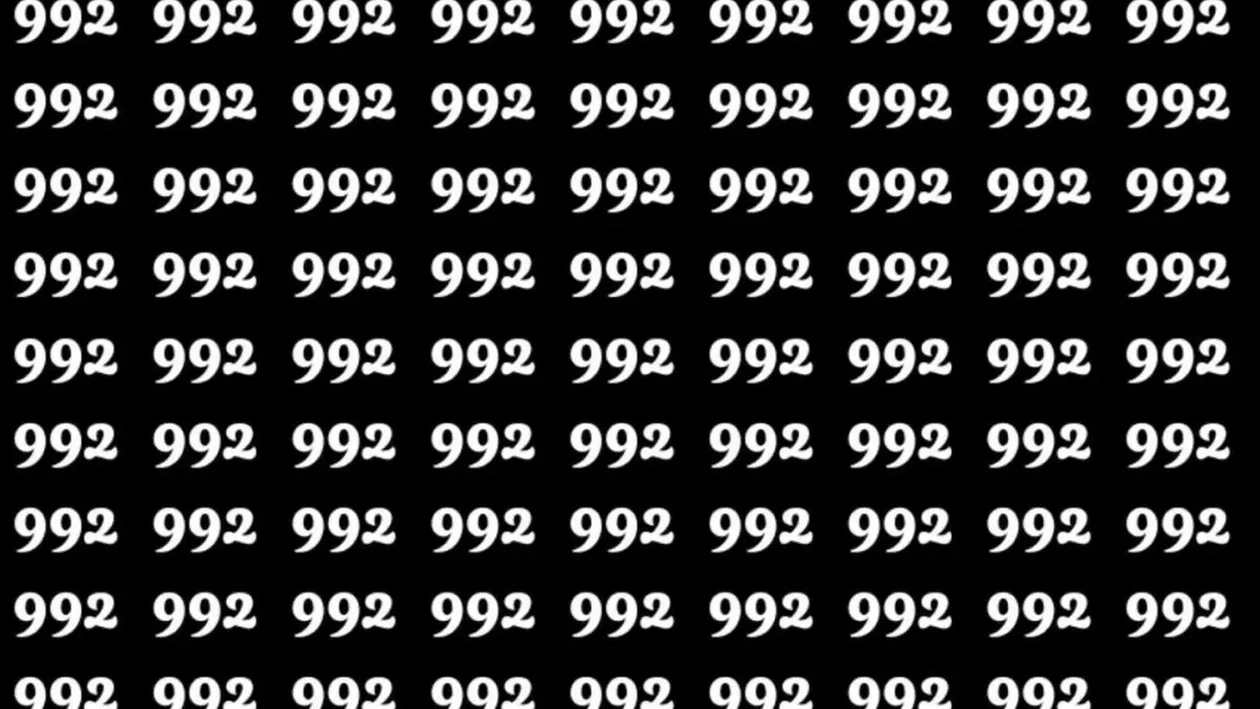 Test de inteligență | Numai cei cu ochi de spion văd unde se ascunde '982' în această imagine