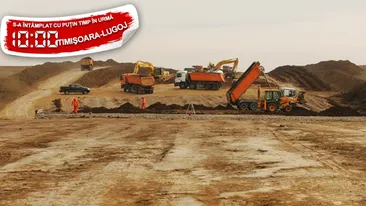 Un sofer de camion care lucra pe santierul autostrazii Timisoara-Lugoj a murit dupa ce bena a cazut pe el!
