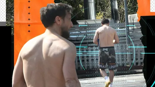 Dani Oțil “se bate” cu virusul la bustul gol și în bermude. L-am fotografiat în timp ce…