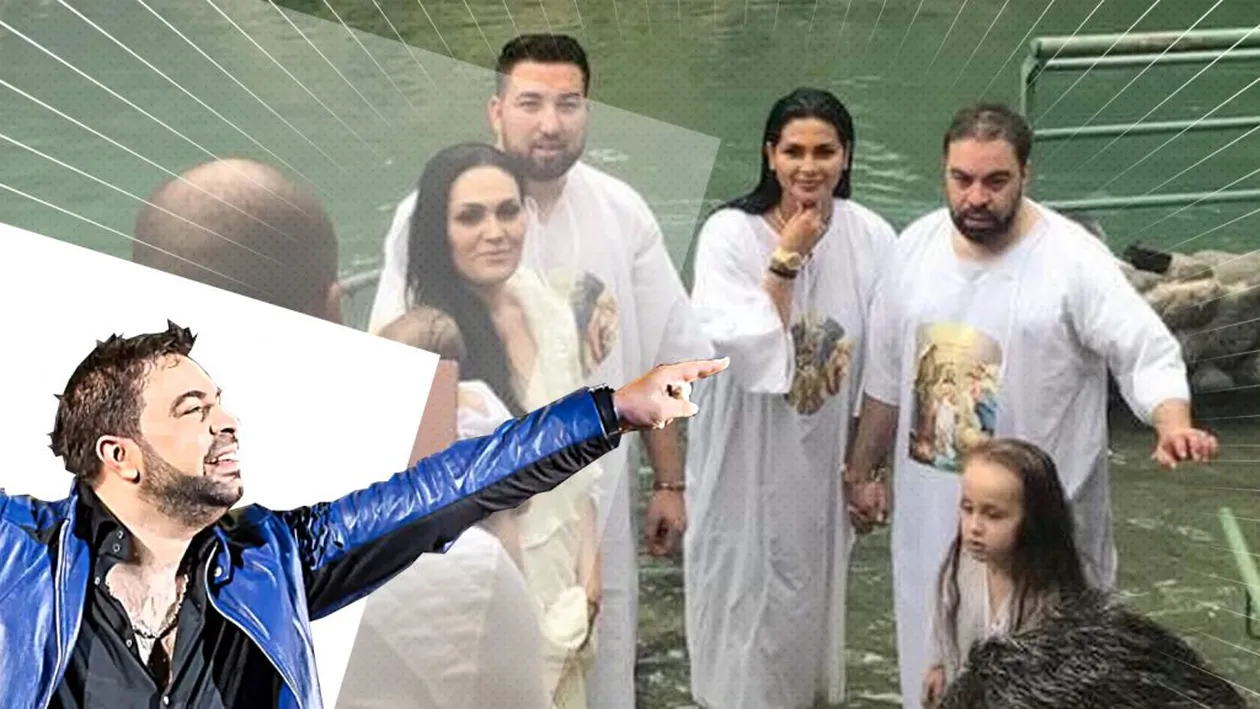 Florin Salam s-a botezat în Iordan!