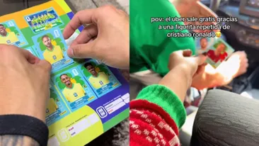 Nu vrea bani, ci stickere Panini! Metoda inedită de plată acceptată de un șofer Uber