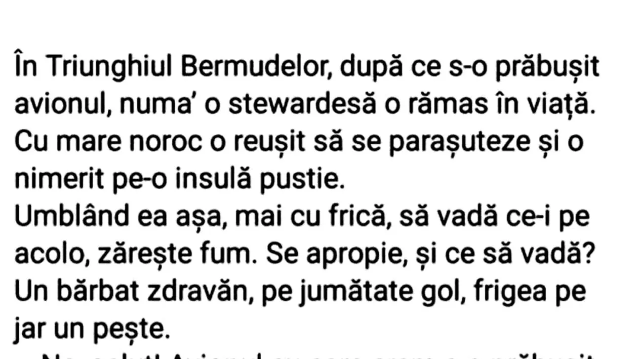 BANCUL ZILEI | Stewardesa și Triunghiul Bermudelor