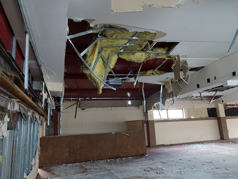 Clădirea în care funcţiona clubul BioBio se află, acum, în paragină