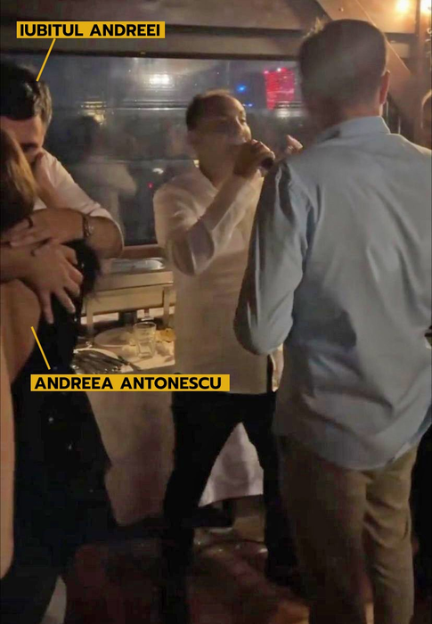Andreea Antonescu și noul iubit s-au sărutat pătimaș