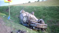 S-a urcat beată la volan și a făcut accident! Ce s-a întâmplat cu femeia