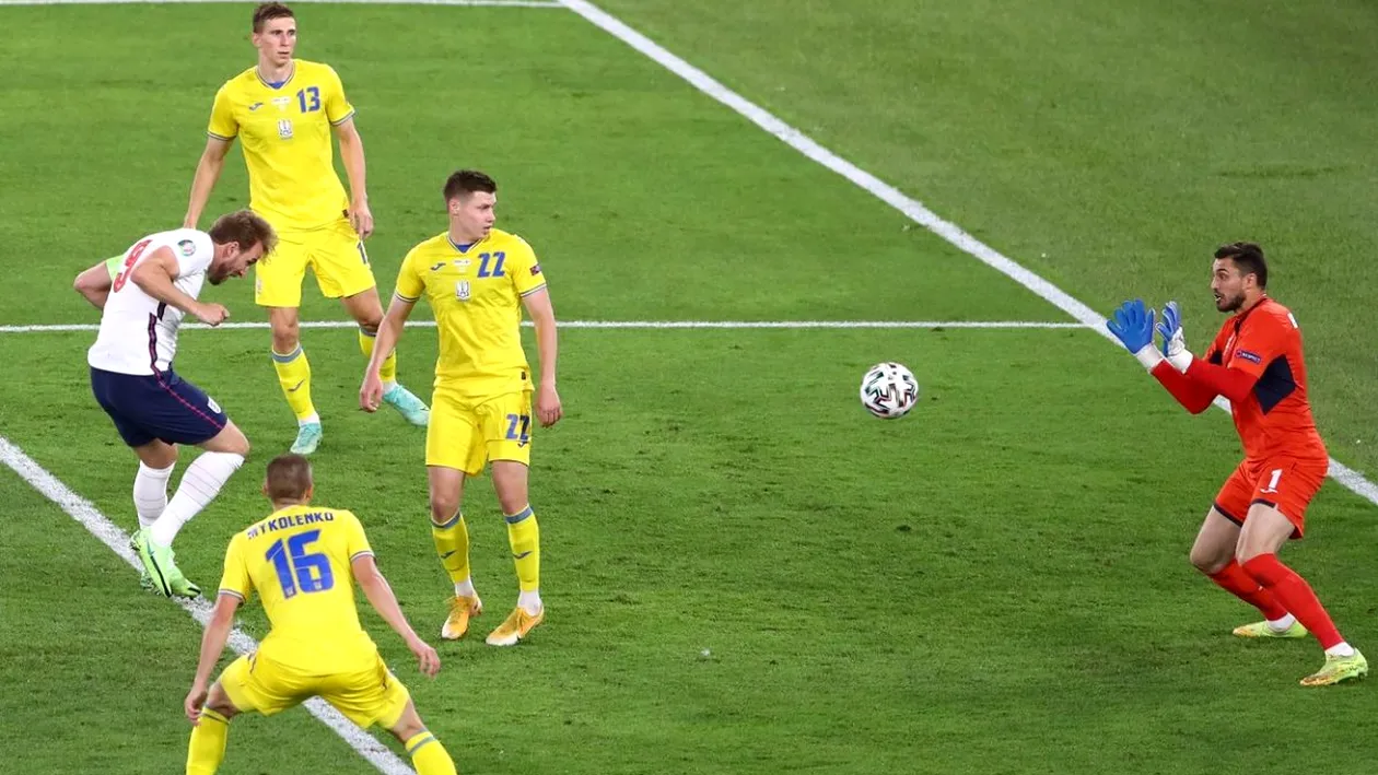 Anglia a spulberat Ucraina la Roma și a întregit „careul de ași” la EURO 2020!