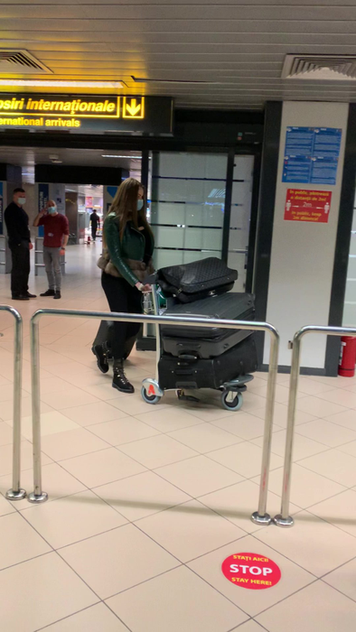 Daria Radionova a revenit în România