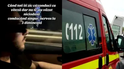 Primele imagini ale cumplitului accident din Capitală. Șoferul vinovat a avut înregistrat momentul pe camera de bord a mașinii